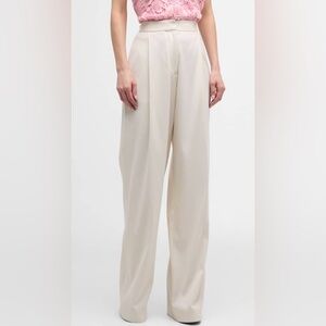 Pleated Wide-Leg Pants
